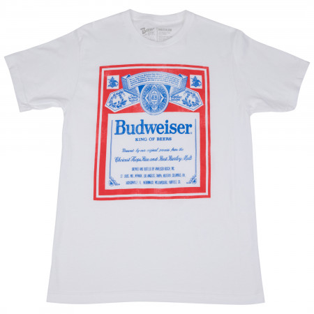 Budweiser King of Beers Vintage Label T-Shirt